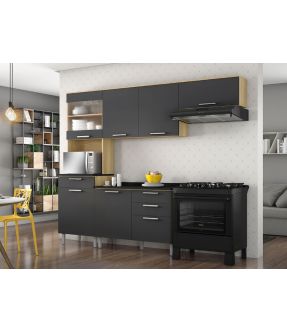 Free Standing Modular Kitchen Cabinet/Cupboard Storage Set | Clean Grey Flatpack DIY