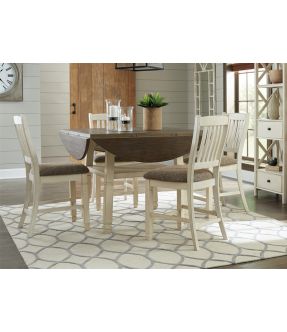 Watsonia Round Counter Table Set with 4 Chairs