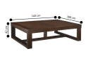 Aldoga Rectangular Wooden Coffee Table 