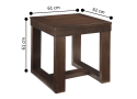 Aldoga Square Wooden Side Table 