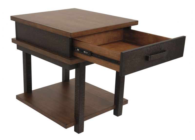 Kanban Wooden Square Side Table 