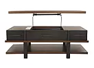 Kanban Lift Top Wooden Rectangular Coffee Table 