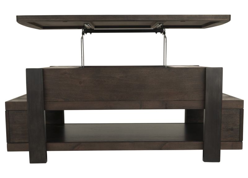 Tambo Lift Top Wooden Rectangular Coffee Table with Storage