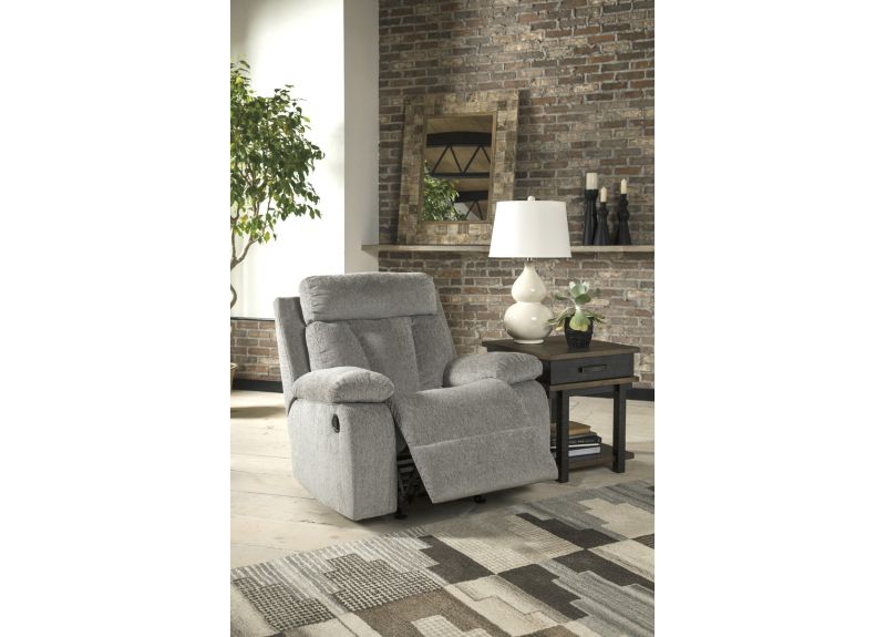 Tansey Fabric Rocking Manual Recliner Armchair