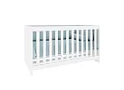 White Wooden 133cm Baby Cot/Bed - Olary