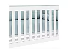 White Wooden 133cm Baby Cot/Bed - Olary