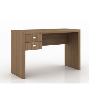 Brown Wooden Home Office Desk 117cm with 2 drawers - Habana