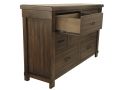 Taylor Wooden Dresser with 7 Drawers and Mirror