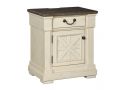Watsonia Wooden Bedside Table with Drawer