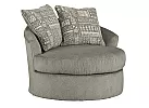 Wilsons Fabric Swivel Accent Chair Armchair