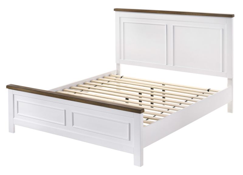 Merri 2 Tone Wooden Queen Bed 