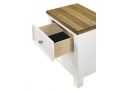 Merri Wooden Bedside Table with 2 Drawers