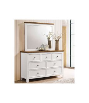 Merri Wooden Dresser with Mirror