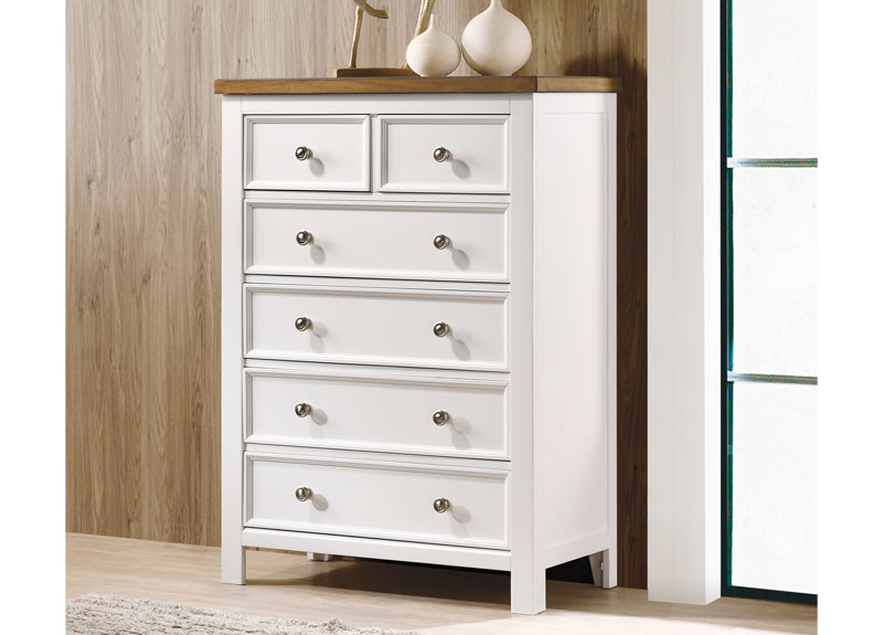 Merri Wooden Chest of Drawer with 6 Drawers