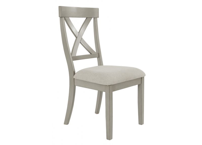 Hobban Fabric Upholstered Wooden Dining Chair 