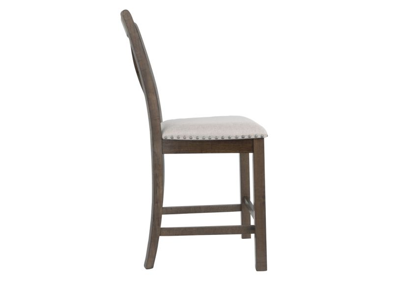 Starling Fabric Upholstered Wooden Dining Bar Chair