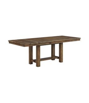 Starling Wooden Extension Rectangular Dining Table (4 to 6 Seaters)