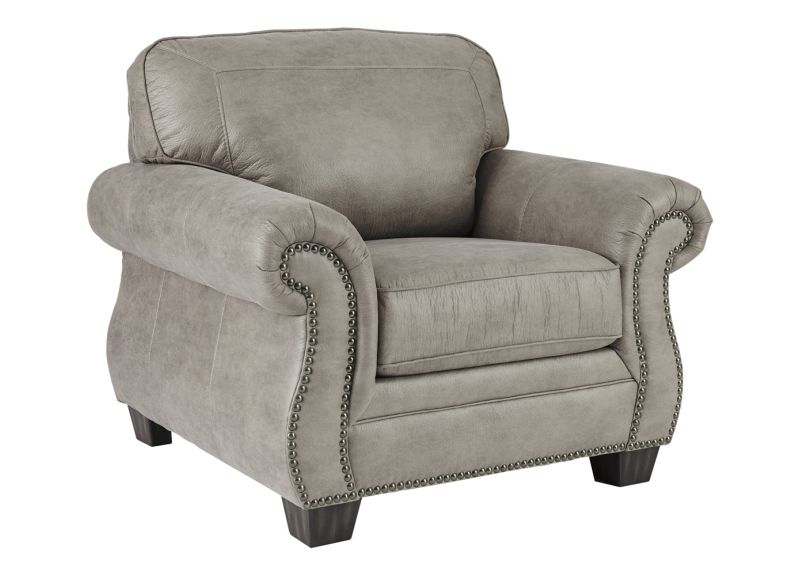 Melbourne Fabric Armchair with Nail head