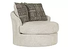 Wilsons Fabric Swivel Accent Chair Armchair