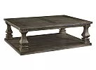 Wilsons Rectangular Wooden Coffee Table with Shelf