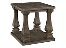 Wilsons Wooden Side Table with Shelf