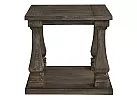 Wilsons Wooden Side Table with Shelf