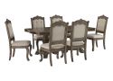Uki Rectangular Dining Table Set with 6 Wooden Chairs