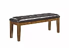 Natasia Faux Leather Upholstered Dining Bench