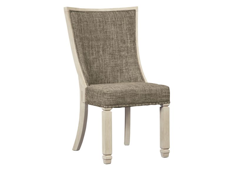 Fabric Upholstered Wooden Dining Chair - Watsonia