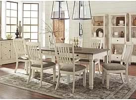 Watsonia Fabric Upholstered Wooden 6 Dining Chair