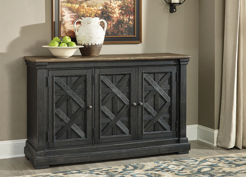 Tracy Wooden Accent Cabinet with 3 Doors