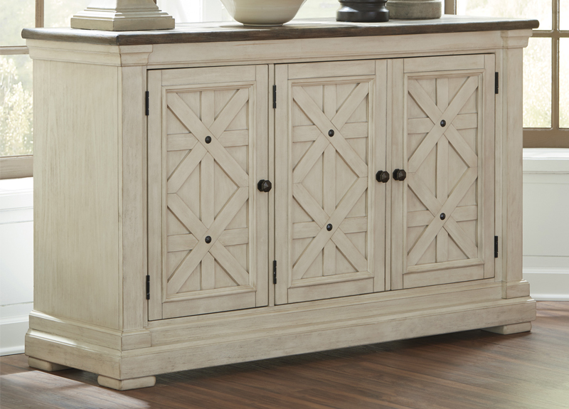 Wooden Buffet Cabinet with 3 Doors - Watsonia 