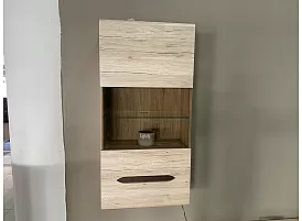 Wall mounted Glass fronted Cabinet - Kerby