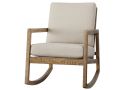 Knox Wooden Fabric Rocking Chair 
