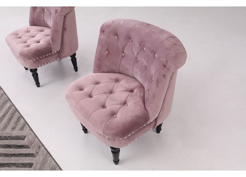 St Kilda Chesterfield Style Fabric Lounge Suite Set (3 seater +2 seater +Armchair) 