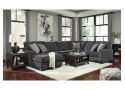 Jackson 6 Seater Modular Fabric Lounge Suite with Chaise