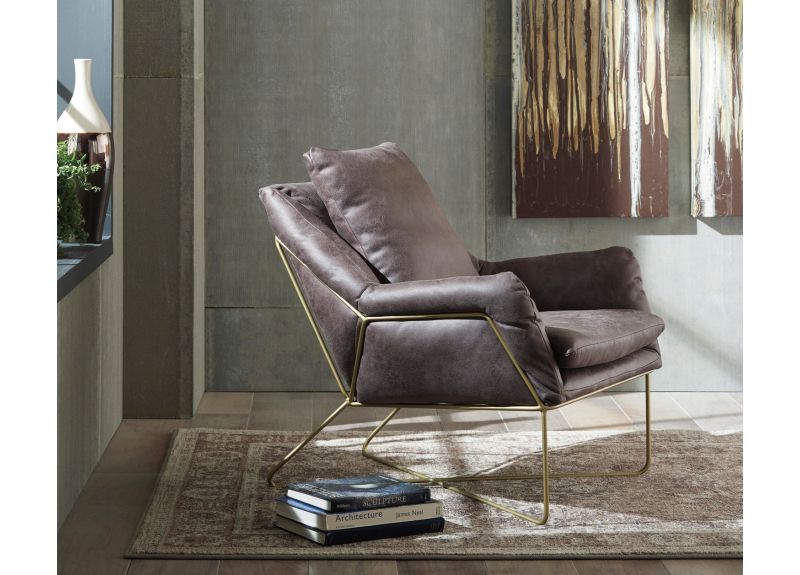 Accent Chair With Arms Faux Leather, Arm Accent Chairs