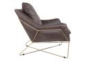 Macleod Modern Accent Chair with Arms Faux Leather