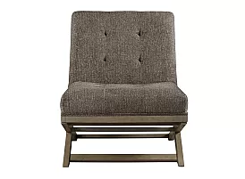 Monash Fabric Occasional Chair with Wooden Legs