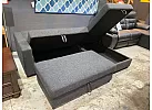 Reversible Sofa Bed with Storage Chaise and Ottoman - Prahran 3 Seater Fabric