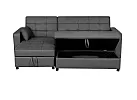 Reversible Sofa Bed with Storage Chaise and Ottoman - Prahran 3 Seater Fabric