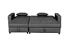 Reversible Sofa Bed with Storage Chaise and Ottoman - Prahran 3 Seater Fabric