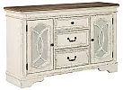 Caroline Solid Wooden Rectangular Buffet Table