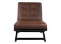 Monash Faux Leather Armless Chair