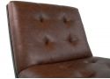 Monash Faux Leather Armless Chair