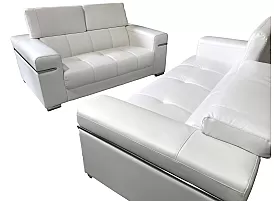 Anastasia Leather 3 Seater Lounge Suite
