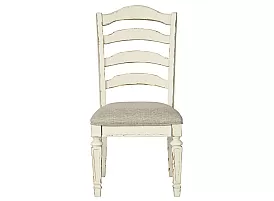 Caroline Fabric Upholstered Wooden Ladderback Dining Chair 