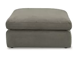 Faux Leather Large Ottoman - Camira
