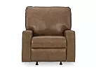 Genuine Leather Rocker Recliner Chair - Orion