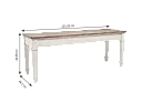 Wooden Dining Bench with Storage - Derby